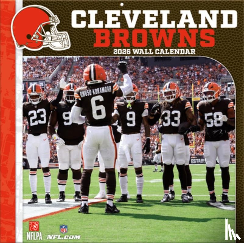 Turner Sports - Cleveland Browns 2026 12x12 Team Wall Calendar