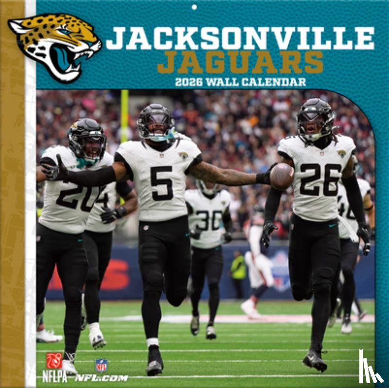 Turner Sports - Jacksonville Jaguars 2026 12x12 Team Wall Calendar