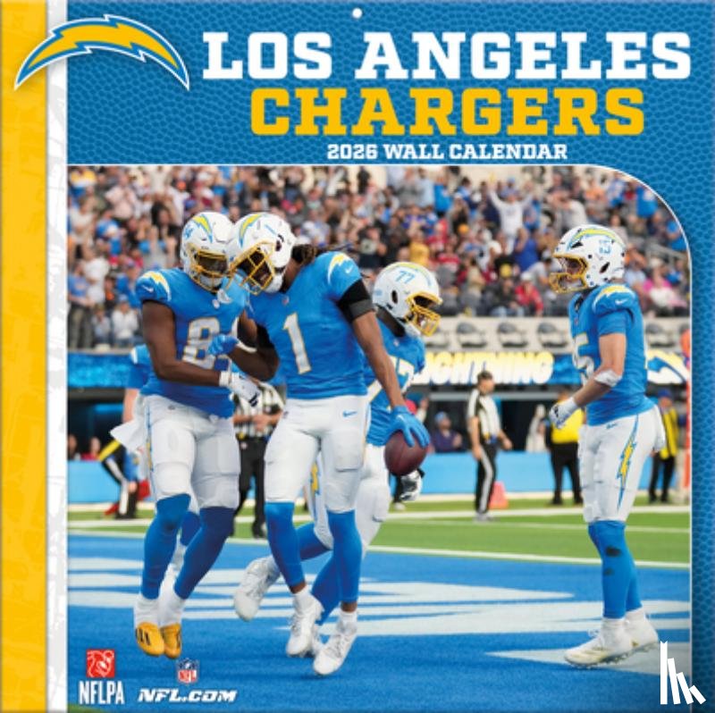 Turner Sports - Los Angeles Chargers 2026 12x12 Team Wall Calendar