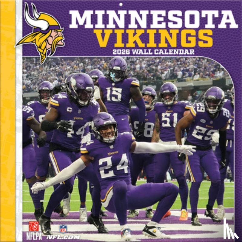 Turner Sports - Minnesota Vikings 2026 12x12 Team Wall Calendar