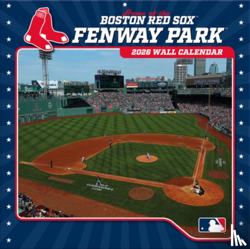 Turner Sports - Boston Red Sox Fenway Park 2026 12x12 Stadium Wall Calendar