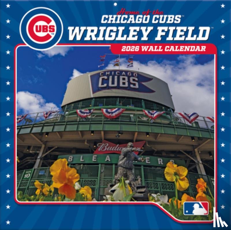 Turner Sports - Chicago Cubs Wrigley Field 2026 12x12 Stadium Wall Calendar