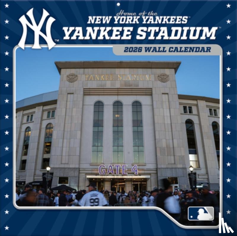 Turner Sports - New York Yankees Yankee Stadium 2026 12x12 Stadium Wall Calendar
