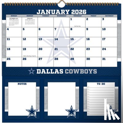 Turner Sports - Dallas Cowboys 2026 Memomate Spiral Calendar