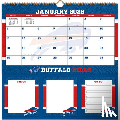 Turner Sports - Buffalo Bills 2026 Memomate Spiral Calendar