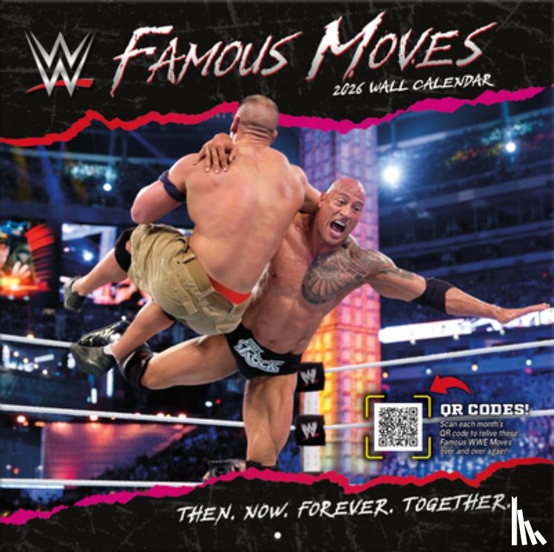 Turner Licensing - Wwe Famous Moves 2026 12x12 Wall Calendar