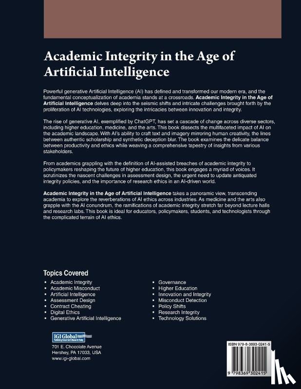 - Academic Integrity in the Age of Artificial Intelligence