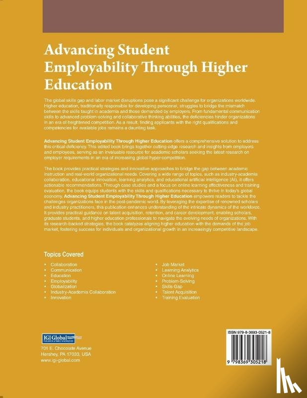  - Advancing Student Employability Through Higher Education