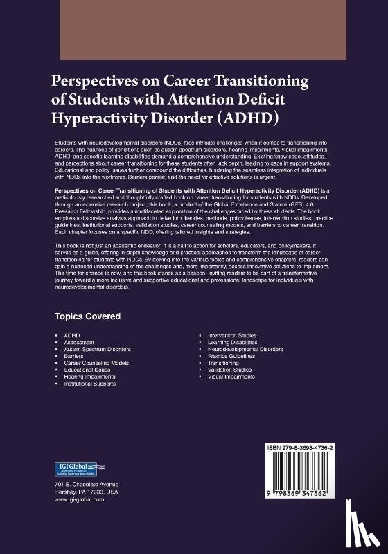 Diale, Boitumelo M., Eseadi, Chiedu - Perspectives on Career Transitioning of Students with Attention Deficit Hyperactivity Disorder (ADHD)