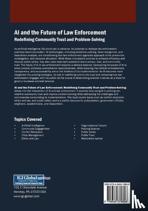 Ahangar, Reza Gharoie, Sherwin, Stephen - AI and the Future of Law Enforcement