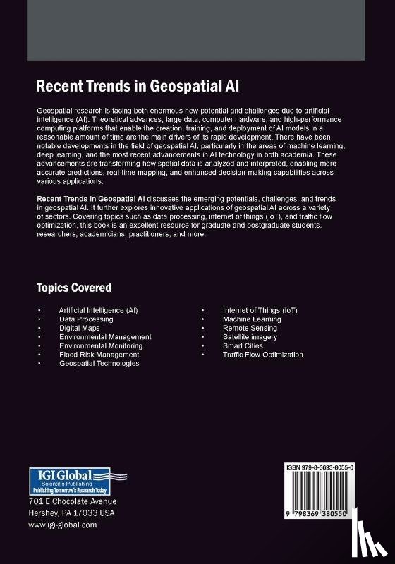  - Recent Trends in Geospatial AI