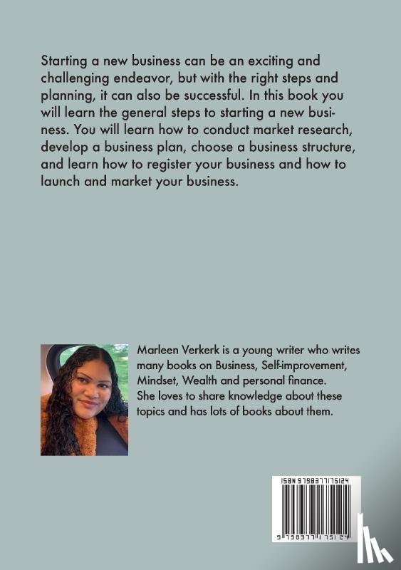 Verkerk, Marleen - How To Start A Business