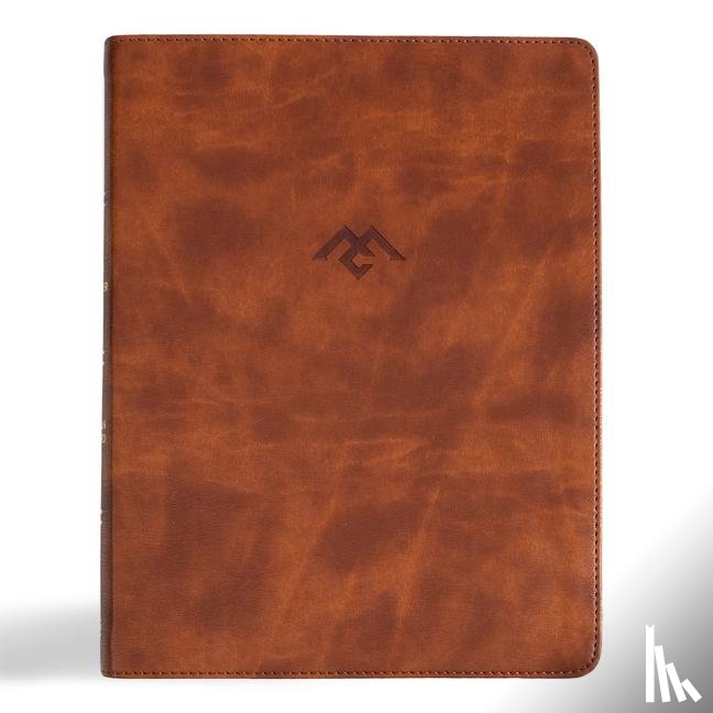Csb Bibles By Holman, Getz, Gene A - CSB Men of Character Bible, Revised and Updated, Brown Leathertouch, Indexed