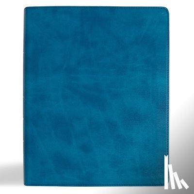 Csb Bibles by Holman - CSB Notetaking Bible, Expanded Reference Edition, Sea Depth Leathertouch