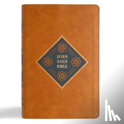 Milioni, Dwayne - CSB Jesus Daily Bible, Camel Leathertouch: Guided Readings Showing Christ Throughout Scripture