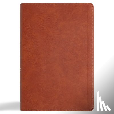 Csb Bibles by Holman - CSB Giant Print Reference Bible, Digital Study Edition, Burnt Sienna Leathertouch