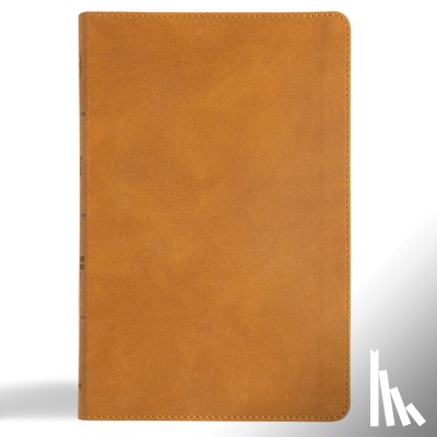Csb Bibles by Holman - CSB Thinline Bible, Digital Study Edition, Camel Suedesoft Leathertouch