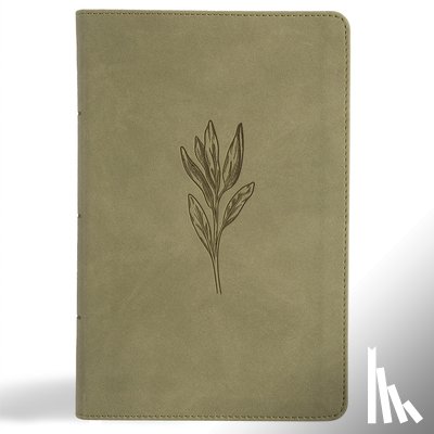 Holman Bible Publishers - NASB Large Print Personal Size Reference Bible, Sage Suedesoft Leathertouch, Indexed