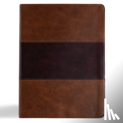 Holman Bible Publishers - KJV Study Bible, Large Print Edition, Saddle Brown Leathertouch