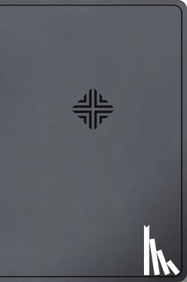 Csb Bibles by Holman - CSB Large Print Thinline Bible, Value Edition, Charcoal Leathertouch