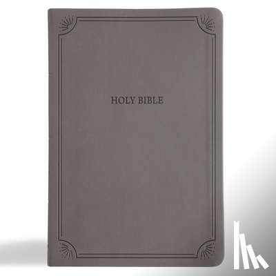 Holman Bible Publishers - NASB Large Print Thinline Bible, Value Edition, Charcoal Leathertouch