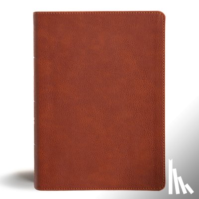 Csb Bibles by Holman - CSB Study Bible, Personal Size, Digital Study Edition, Burnt Sienna Leathertouch