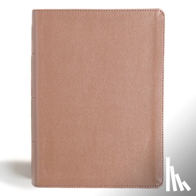Csb Bibles by Holman - CSB Study Bible, Personal Size, Digital Study Edition, Rose Gold Leathertouch