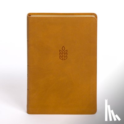 Csb Bibles by Holman - CSB Personal Size Giant Print Bible, Camel Suedesoft Leathertouch