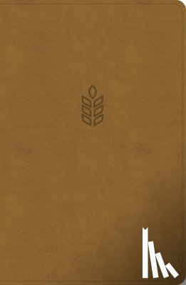 Csb Bibles by Holman - CSB Personal Size Giant Print Bible, Camel Suedesoft Leathertouch, Indexed
