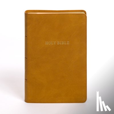 Holman Bible Publishers - KJV Personal Size Giant Print Bible, Camel Suedesoft Leathertouch, Indexed