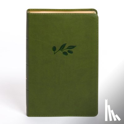 Holman Bible Publishers - KJV Personal Size Giant Print Bible, Olive Leathertouch, Indexed
