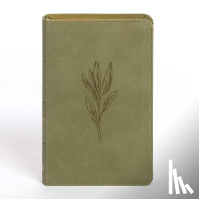Csb Bibles by Holman - CSB Personal Size Bible, Sage Suedesoft Leathertouch