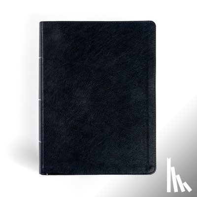 Csb Bibles by Holman - CSB Study Bible, Large Print, Digital Study Edition, Black Leathertouch
