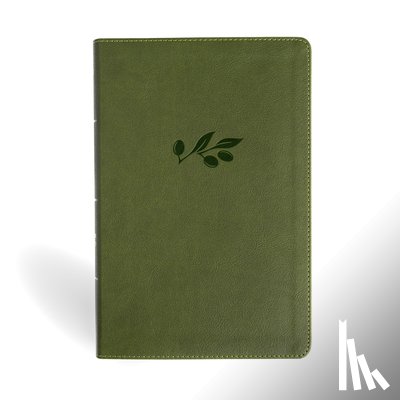 Holman Bible Publishers - NASB Personal Size Giant Print Bible, Olive Leathertouch, Indexed