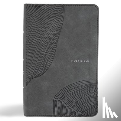 Csb Bibles by Holman - CSB Single-Column Compact Bible, Digital Study Edition, Charcoal Leathertouch