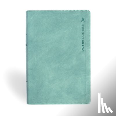 Csb Bibles by Holman - CSB Student Study Bible, Earthen Teal Suedesoft Leathertouch, Indexed