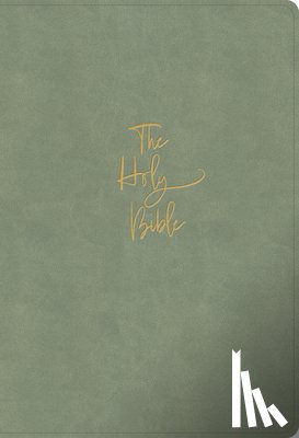 Holman Bible Publishers - KJV Super Giant Print Reference Bible, Sage Suedesoft Leathertouch, Indexed