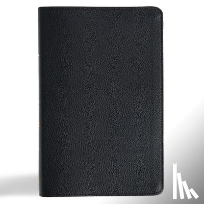 Csb Bibles by Holman - CSB Thinline Bible, Anglicised Edition, Black Genuine Leather