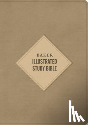 Csb Bibles by Holman - CSB Baker Illustrated Study Bible, Khaki Leathertouch