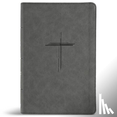 Csb Bibles by Holman - CSB Personal Size Giant Print Bible, Digital Study Edition, Charcoal Suedesoft Leathertouch