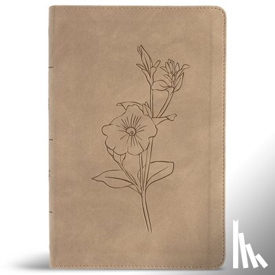 Csb Bibles by Holman - CSB Personal Size Giant Print Bible, Digital Study Edition, Earth Suedesoft Leathertouch, Indexed