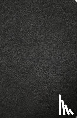 Csb Bibles by Holman - CSB Large Print Personal Size Reference Bible, Optimal Type, Digital Study Edition, Black Genuine Leather