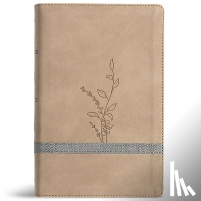 Holman Bible Publishers - KJV Large Print Personal Size Reference Bible, Earthen Suedesoft Leathertouch, Indexed