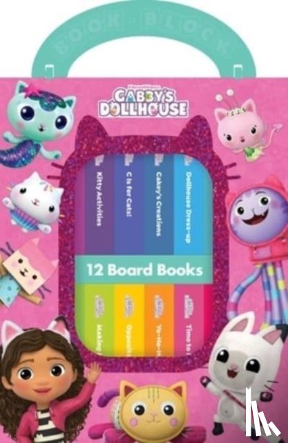 Pi Kids - DreamWorks Gabby's Dollhouse 12 Board Books