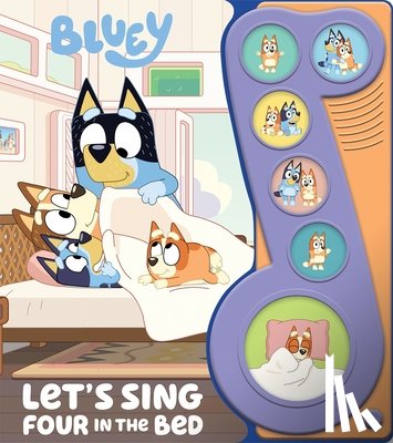Pi Kids - Bluey: Let's Sing Four in the Bed Sound Book