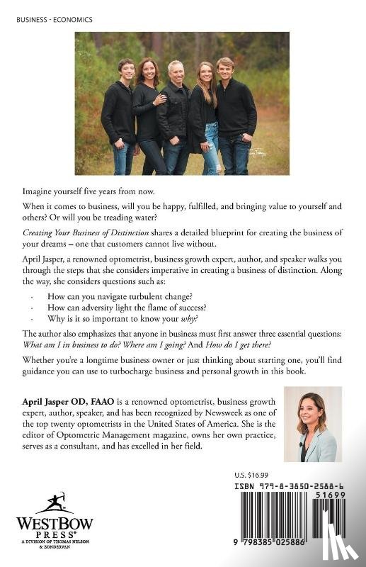 Jasper, April - Creating your business of distinction