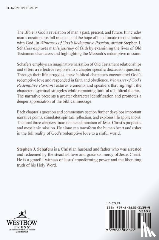 Schafers, Stephen J. - Witnesses of God's Redemptive Passion