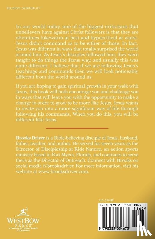 Driver, Brooks - Jesus Was Different