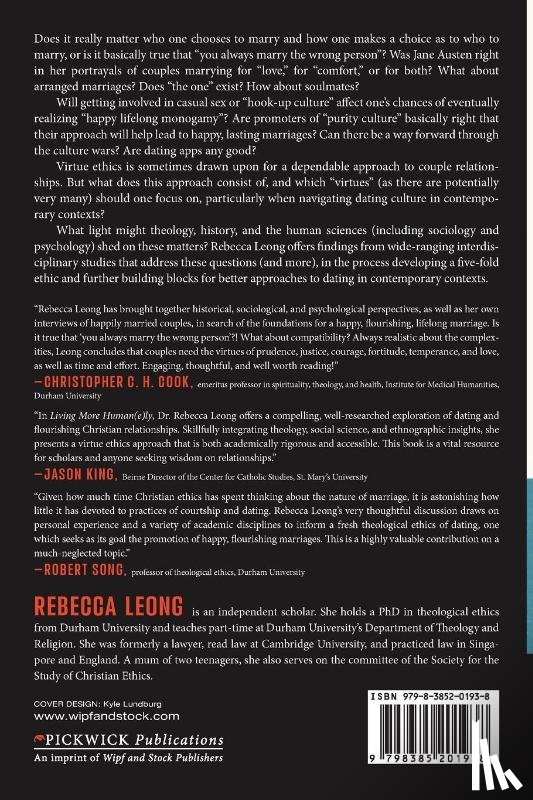 Leong, Rebecca - Living More Human(e)ly?