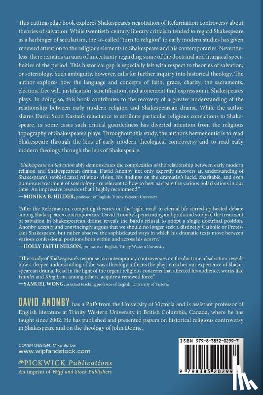 Anonby, David - Shakespeare on Salvation